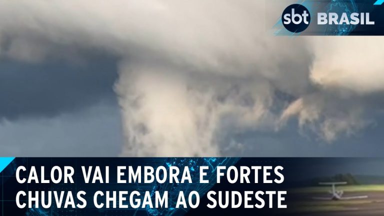 Chuvas e tempo frio devem atingir a região sudeste | SBT Brasil (21/03/24)