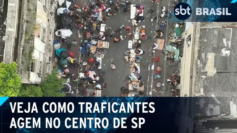 Novo episódio da série ‘Centro do Crime’, veja como traficantes agem em SP | SBT Brasil (13/03/24)