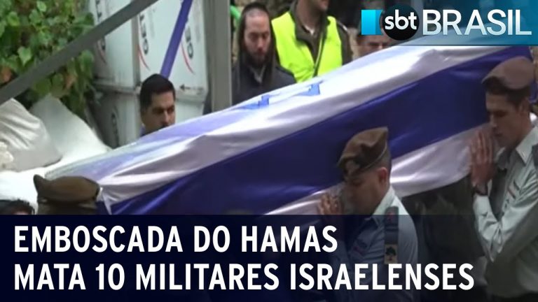 Hamas faz emboscada e mata 10 militares israelenses | SBT Brasil (13/12/23)