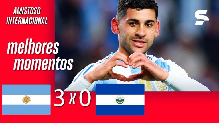 ARGENTINA 3 X 0 EL SALVADOR | MELHORES MOMENTOS | AMISTOSO INTERNACIONAL | sportv
