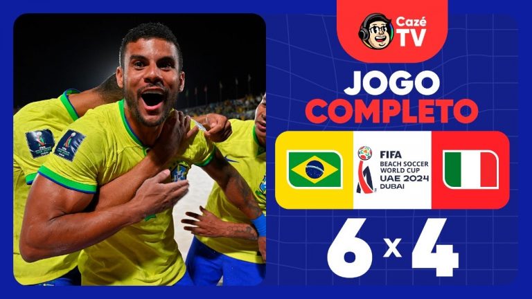 JOGO COMPLETO: BRASIL X ITÁLIA | FINAL | COPA DO MUNDO DE BEACH SOCCER DA FIFA™ 2024