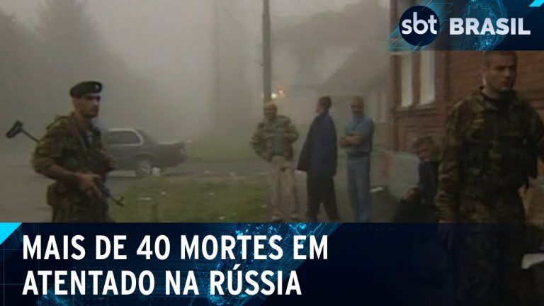 Casa de shows na região de Moscou sofre atentado | SBT Brasil (22/03/24)
