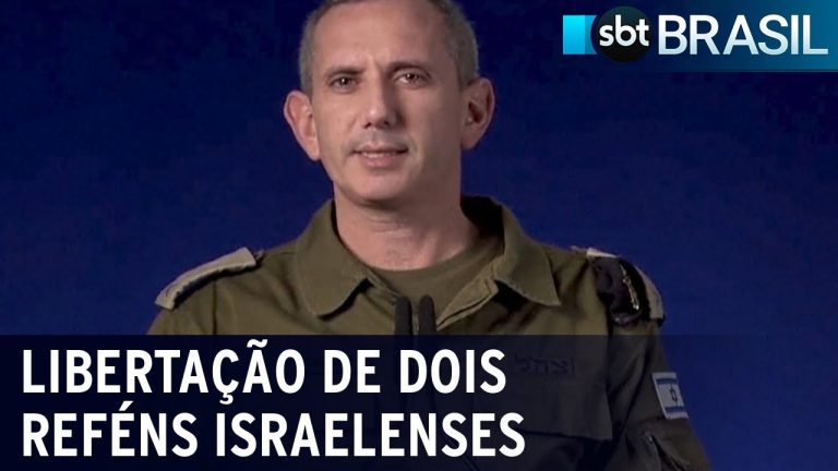 Israel anuncia libertação de dois reféns do país com cidadania argentina | SBT Brasil (12/02/24)