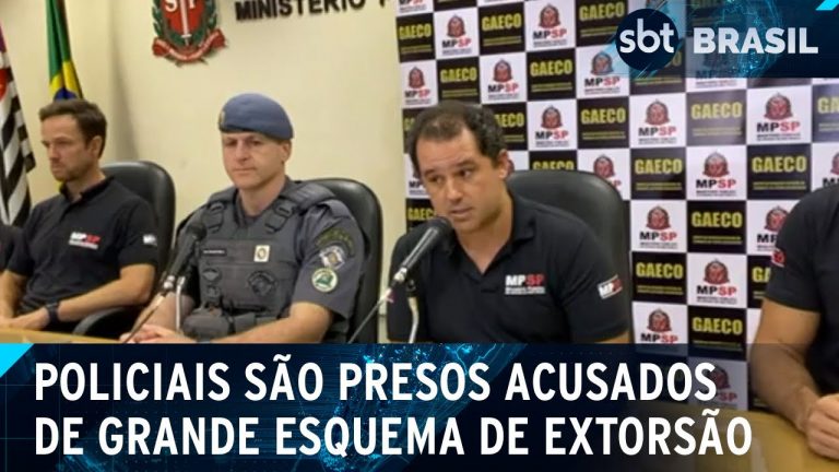 Policiais acusados de esquema de extorsão são presos no interior de SP | SBT Brasil (26/03/24)