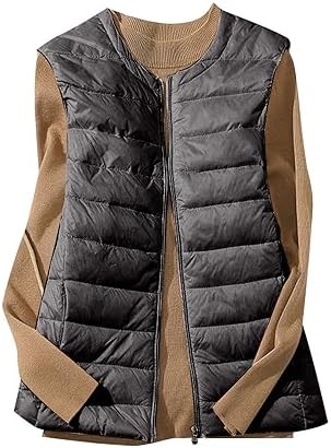 BFAFEN Colete acolchoado feminino casacos de penas para mulheres jaqueta bufante de inverno jaqueta feminina jaqueta feminina de inverno para mulheres