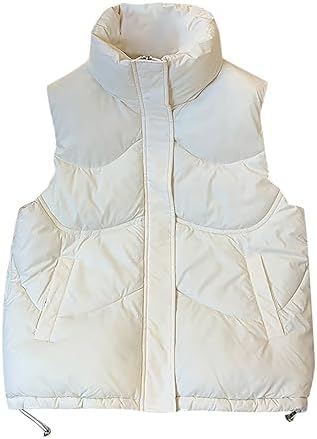 BFAFEN Colete acolchoado feminino casacos de penas para mulheres jaqueta bufante para mulheres jaqueta acolchoada jaqueta feminina de inverno