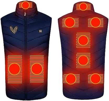 BFAFEN Jaquetas aquecidas para homens e mulheres colete de aquecimento elétrico USB quente unissex colete aquecido roupas de inverno femininas