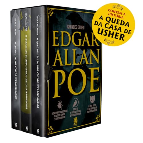 Grandes Obras de Edgar Allan Poe – Box com 3 Livros