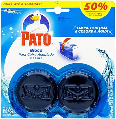 Pato Desodorizador Sanitário Caixa Acoplada Marine 40g com 2 unidades