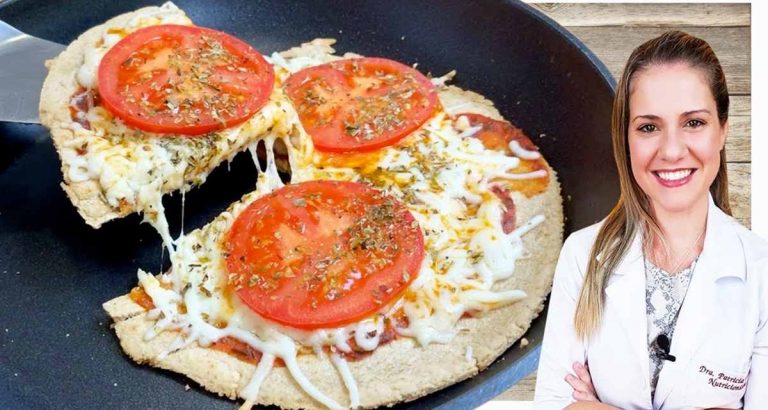 Pizza de frigideira saudável, deliciosa e pronta em minutos – Fácil, rápida e barata