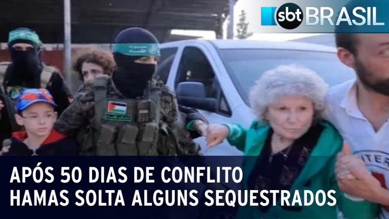 Hamas negocia com Israel após atraso na libertação de reféns | SBT Brasil (25/11/23)