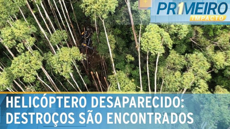 Helicóptero desaparecido é encontrado em Paraibuna (SP) | Primeiro Impacto (12/01/24)