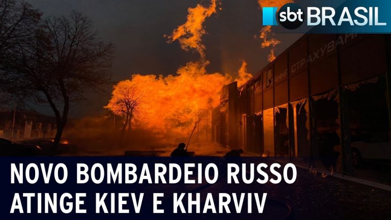 Novo bombardeio russo atinge Kiev e Kharviv, duas maiores cidades da Ucrânia | SBT Brasil (02/01/24)