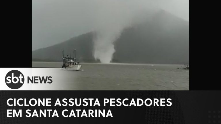 Ciclone extratropical causa estragos em Santa Catarina