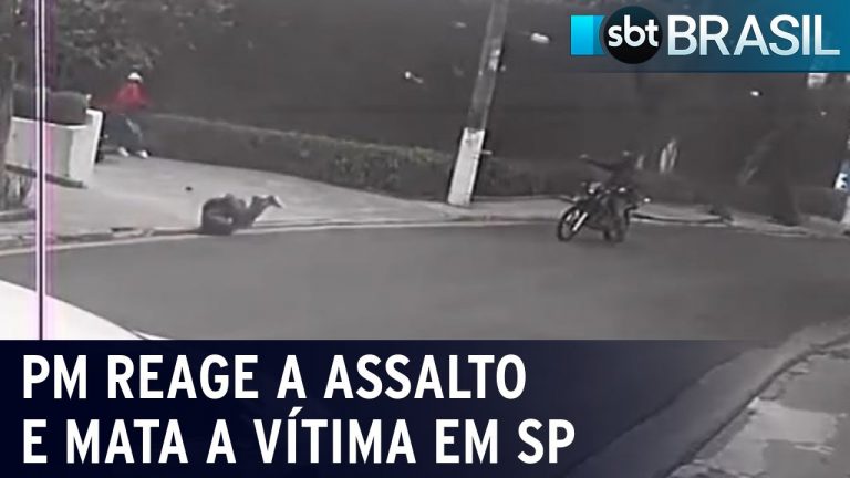 Policial reage a assalto e é indiciado por homicídio culposo | SBT Brasil (27/11/23)