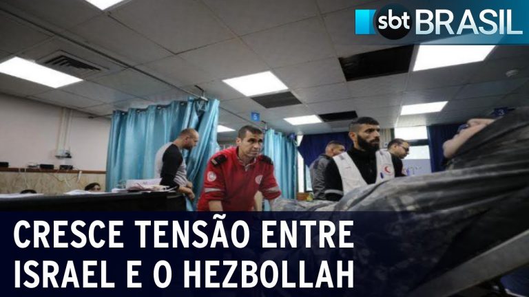 Posto militar israelense é bombardeado por grupo islâmico Hezbollah | SBT Brasil (20/11/23)
