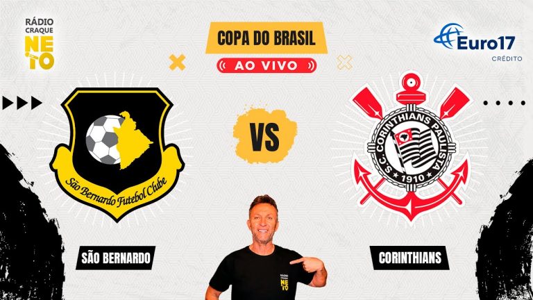 São Bernardo x Corinthians | AO VIVO | Copa do Brasil 2024 | Rádio Craque Neto