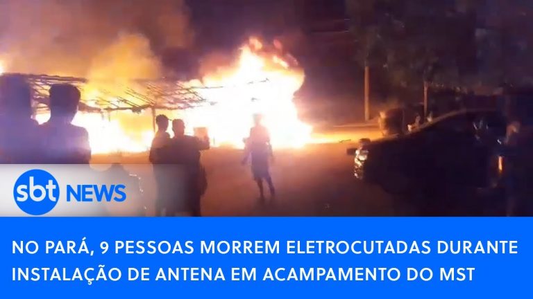 No Pará, 9 pessoas morrem eletrocutadas durante instalação de antena em acampamento do MST