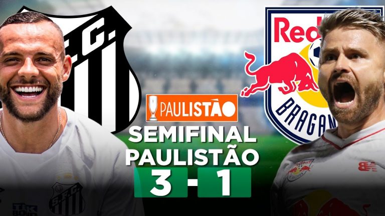 SANTOS 3 x 1 BRAGANTINO SEMIFINAL Campeonato Paulista 2024 | Narração