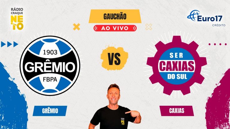 Grêmio x Caxias | AO VIVO | Campeonato Gaúcho 2024 | Rádio Craque Neto