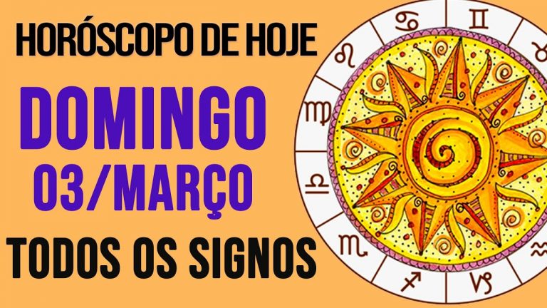 HORÓSCOPO DE HOJE // DOMINGO – DIA 03/03/2024 – Todos os Signos [AMOR, TRABALHO E DINHEIRO]