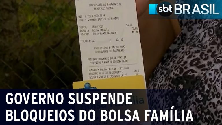 Governo suspende bloqueios do Bolsa Família | SBT Brasil (28/04/23)