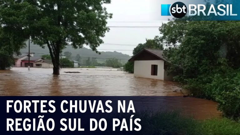 Inundações deixam milhares de desabrigados na região Sul do país | SBT Brasil (20/11/23)