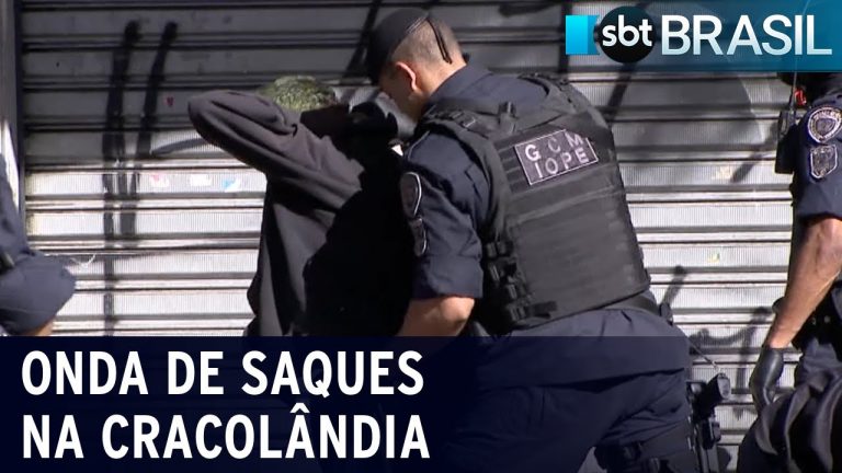 SP: Policiamento será reforçado na Cracolândia para tentar conter saques | SBT Brasil (29/01/24)