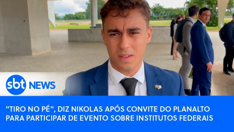 Tiro no pé, diz Nikolas após convite do Planalto para participar de evento sobre institutos federais