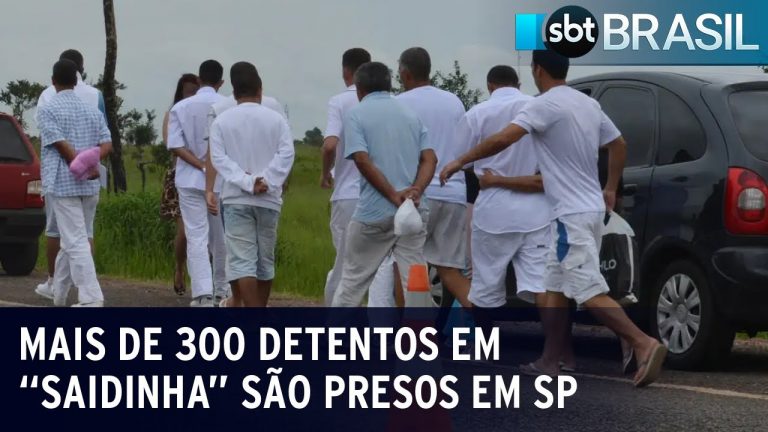 Mais de 300 detentos em “saidinha” são presos em São Paulo | SBT Brasil (29/12/23)