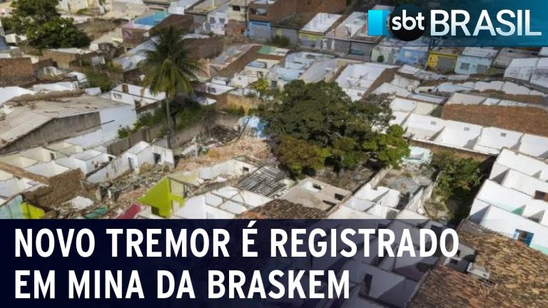 Afundamento em Maceió: novo tremor é registrado em mina da Braskem | SBT Brasil (02/12/23)