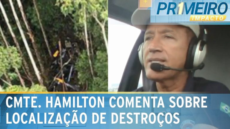 Comandante Hamilton comenta localização de destroços de helicóptero  | Primeiro Impacto (12/01/24)