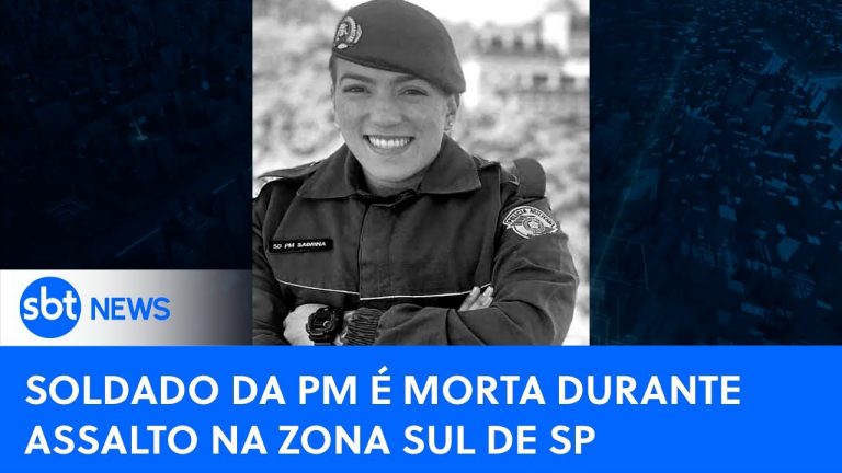 Soldado da PM é morta durante assalto na zona sul de São Paulo | #SBTNewsnaTV (19/01/24)