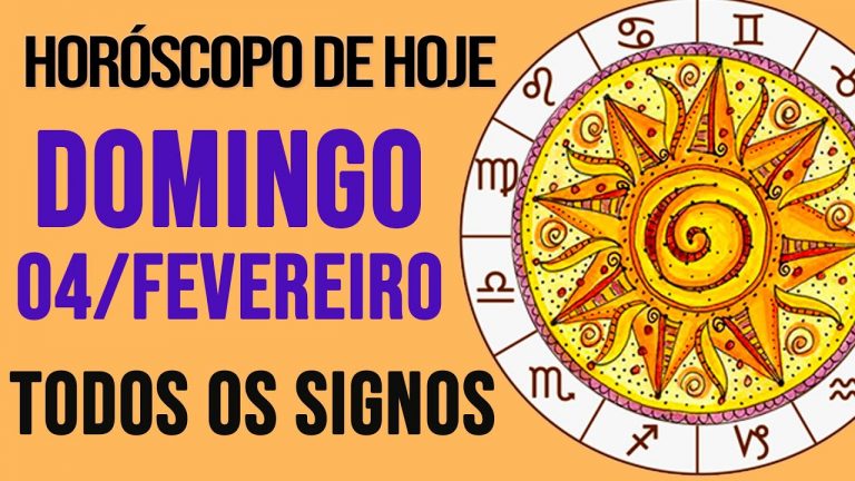 HORÓSCOPO DE HOJE // DOMINGO – DIA 04/02/2024 – Todos os Signos [AMOR, TRABALHO E DINHEIRO]
