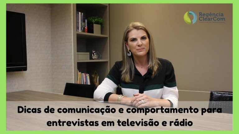 Dicas de comunicação e comportamento para entrevista em televisão e rádio