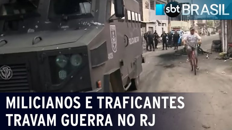 Milicianos e traficantes travam guerra no Rio de Janeiro | SBT Brasil (25/01/23)