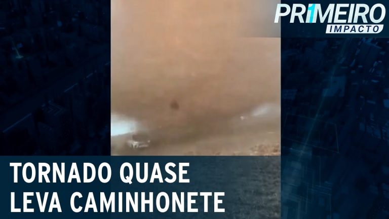 Natureza em transe: tornado se forma em área rural do Paraná | Primeiro Impacto (15/03/23)