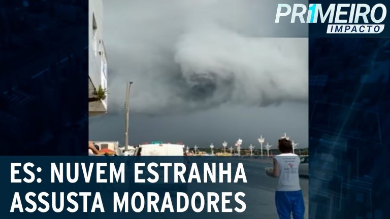 Fenômeno natural com nuvens assusta moradores de Vitória (ES) | Primeiro Impacto (11/01/23)