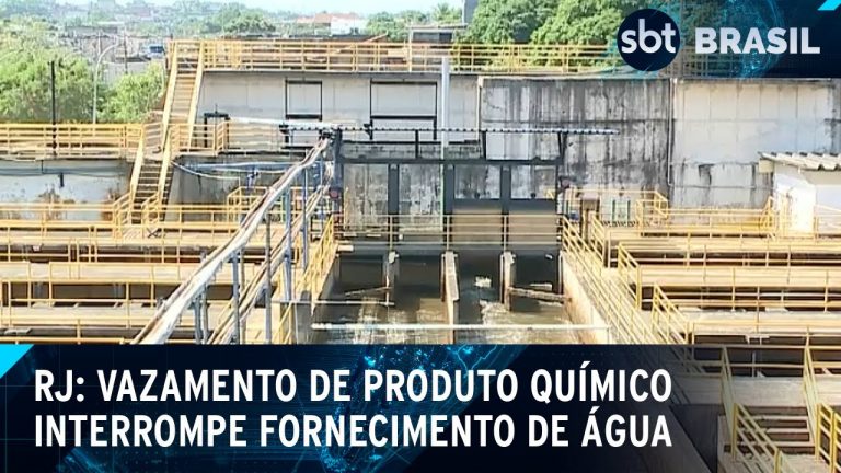 Rio de Janeiro tem abastecimento de água interrompido | SBT Brasil (05/04/24)