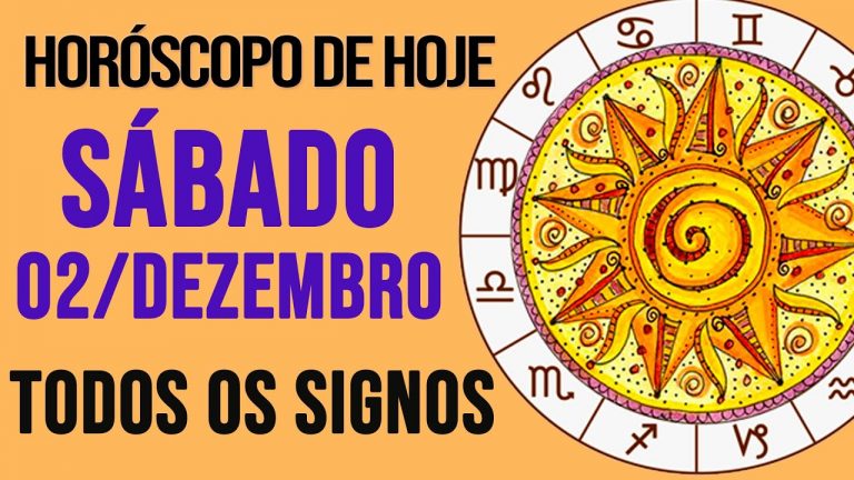 HORÓSCOPO DE HOJE // DEZEMBRO – DIA 02/12/2023 – Todos os Signos