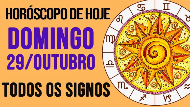 HORÓSCOPO DE HOJE // OUTUBRO – DIA 29/10/2023 – Todos os Signos