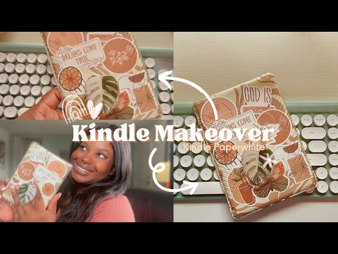 🤎  Cozy Decorate My Kindle With Me 🤎 | Kindle Paperwhite ✨