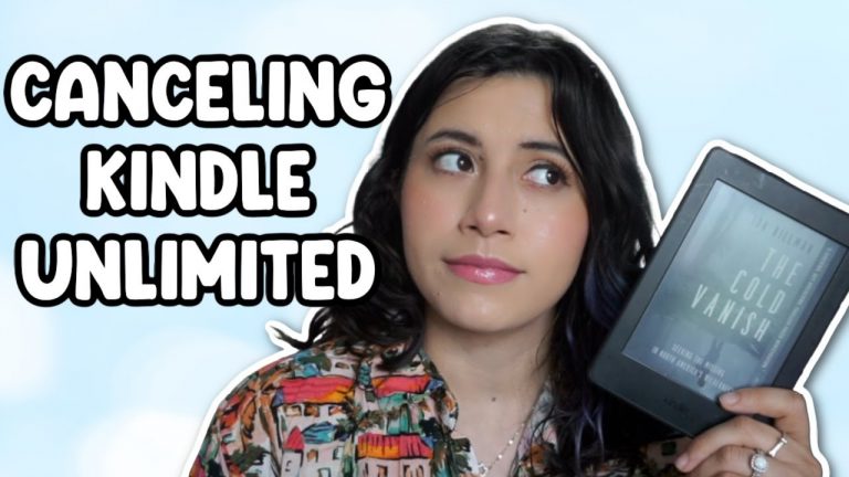 Canceling my kindle unlimited and discussing my broken kindle