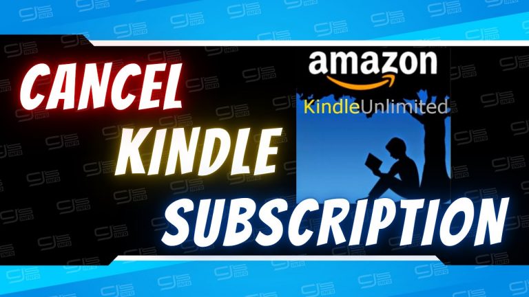 How To Cancel Amazon Kindle Unlimited Subscription
