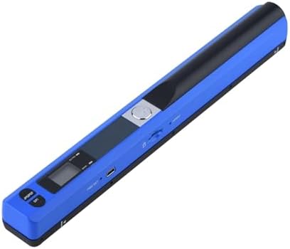 Câmera de documentos portátil criativa portátil e portátil imagem de documento scanner manual A4, 900DPI USB 2.0 scanner com suporte para livro em formato JPG/PDF e scanner de documentos (cor: azul,