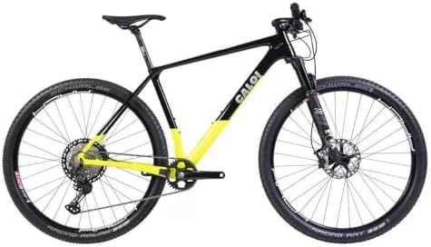 Bicicleta Carbon Racing Tamanho M 12v Xt Amarelo/preto Carbono Suspensão Fox Ar 2021
