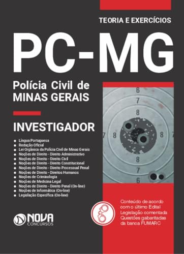 Apostila PC-MG em PDF 2024: Investigador