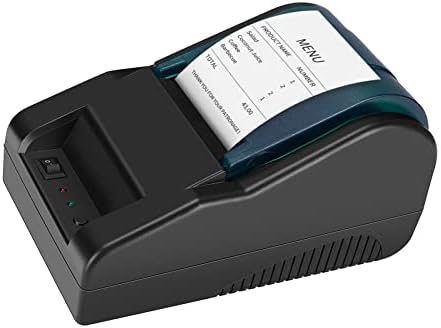 Desktop 58mm impressora de recibos térmicos usb impressão clara de tíquete de impressão de alta velocidade suporte para impressora pos gaveta de dinheiro compatível com comandos de impressão esc/pos para restaurante cozinha supermercado loja de varejo
