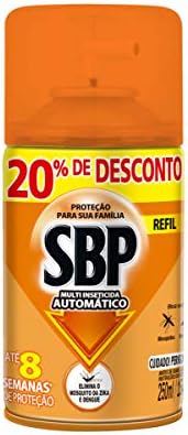 SBP Multi Inseticida Automático Refil 250 Ml Embalagem Econômica