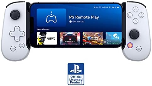 BACKBONE One Mobile Gaming Controller for iPhone (Lightning) – PlayStation Edition – 1st Gen – Turn Your iPhone into a Gaming Console – Play Xbox, PlayStation, Call of Duty, Roblox, Minecraft & More